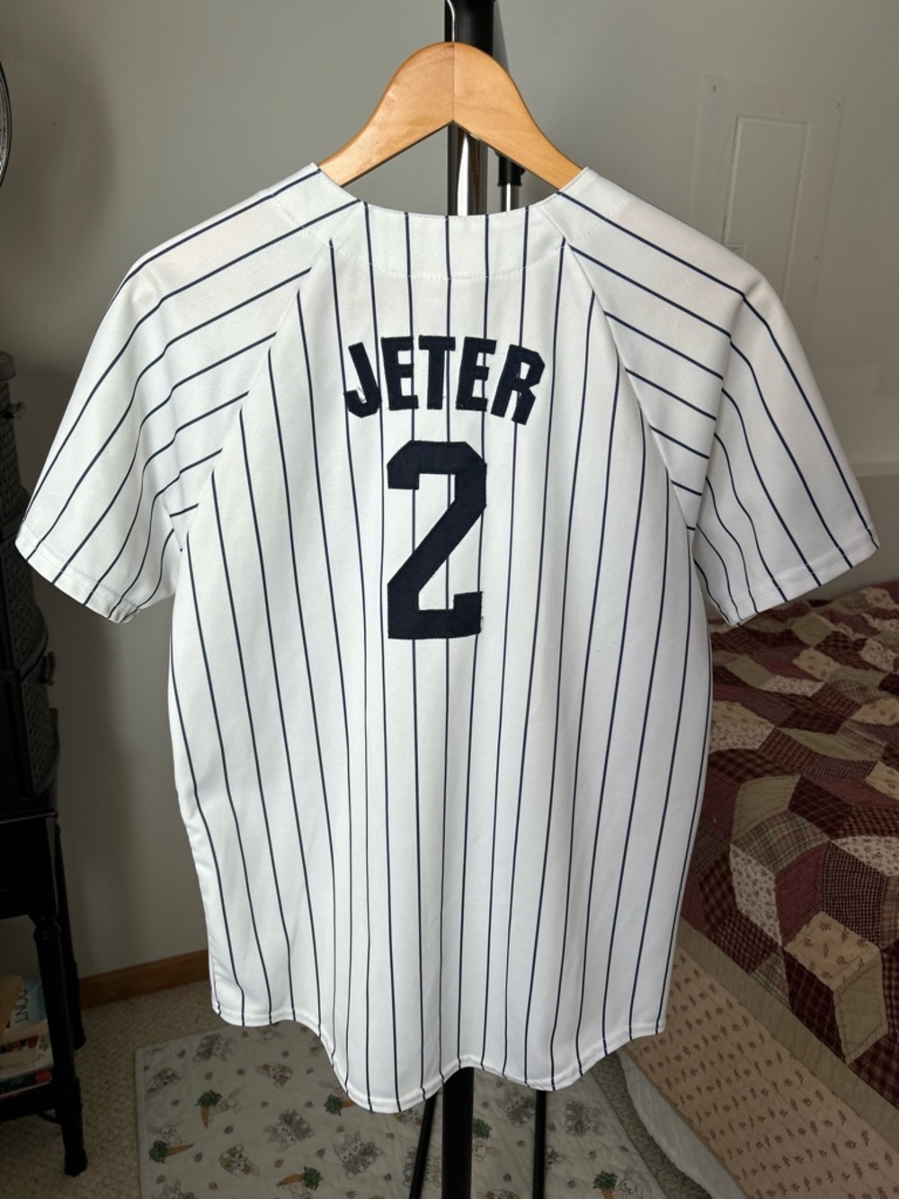 Vintage Majestic New York Yankees Derek Jeter Baseball Jersey